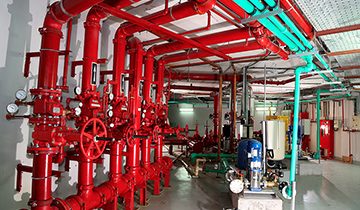 Fire fighting system for Car showroom Fire fighting system for Car showroom
