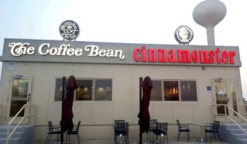 Signage coffe bean & Tea Leaf